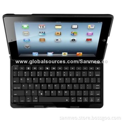 New Ultra-thin Flip PU Leather Cases, Luxury for iPad 2/3/4 with Keyboard with BacklightingNew